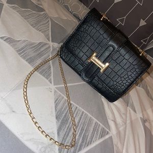 Black mini crossbody purse